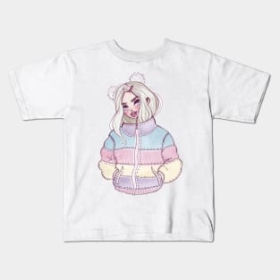 Winter Girl Kids T-Shirt